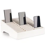 Lzttyee Wooden 36-GRID Cell Phones Storage Box Desktop Mobile Holder Organ. Fixed Price $67.75.