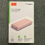 Belkin Portable Charger, Usb-c Power Bank 10K W/ And 2 Usb-a Ports. Fixed Price $30.00.