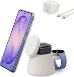 Belkin 3-IN-1 Wireless Charging Station QI2.2 25W For Samsung, Iphone & Pixel. Fixed Price $99.99.
