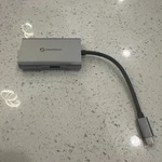 Utechsmart Ucn 3303-1 Silver Multi Function 4K Hdmi Type-c Reader Usb Hub. Fixed Price $12.00.
