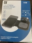 Utilitech 3-IN-1 Folding Wireless Charger Stand Multifunctional Phone Watch. Fixed Price $7.50.
