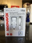 Magnavox Fast Car Charger With Usb-c To Lightening Cable For Iphone, Ipad, Ipod. Fixed Price $9.99.