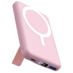 Portable Charger 10000MAH Magnetic Power Bank 22.5W Fast Charging Rose Pink Led. Fixed Price $59.99.