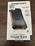 Chargeworx CX6560BK Solar Powered Bank 10000MAH Weatherproof. Fixed Price $17.00.