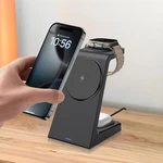 3IN1 Magnetic Wireless Charger Station For Apple Watch 11/10 Air Pods Iphone 17. Fixed Price $19.99.