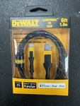 Dewalt DXMA1311325 Usb Charging Cable For Iphone / Ipad 6' (6FT) Built Kevlar. Fixed Price $22.49.