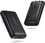 Eversame Ultra Slim Flat Portable Usb Wall Charger Plug, 2 Pack Black. Fixed Price $18.57.