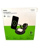 Belkin Boostcharge Pro 3-IN-1 QI2 Wireless Charging Stand W/ Magsafe New !!!. Fixed Price $53.78.