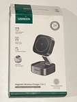 Ugreen Magflow 2-IN-1 Magnetic Wireless Charger For Iphone & Airpods W526 Gray. Fixed Price $22.45.