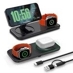 15W 2IN1 Fast Magnetic Wireless Charger Dual Pad Mat For Iphone 16 Pro 14 13. Fixed Price $15.99.