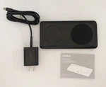 Belkin Magnetic Wireless Charging Pad 2-IN-1 QI2 15W For Iphone 12 & Up. Fixed Price $12.99.