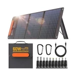 60W Portable Solar Panel Chargers With 15V Usb And 18V Dc, IP65 Waterproof So.... Fixed Price $156.28.