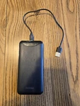 Nizoni 10000MAH Fast Charge Power Bank Black Usb-c Micro-usb 3-PORT INV00729. Fixed Price $14.99.