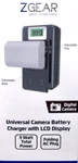 Zgear - Universal Camera Battery Charger W/lcd Display. Fixed Price $6.25.
