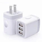 Usb Wall Charger Adapter, Fivebox 2PC 18W/3AMP Fast Multiple 3-PORTS Cha.... Fixed Price $15.94.