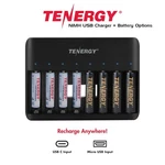Tenergy TN477U Aaa 8 Bay Nimh Usb Battery Charger With Options Lot. Fixed Price $27.99.