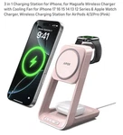 Apor 3 1 Wireless Charger Pink For Iphone Airpods Apple Watch New. Fixed Price $29.00.