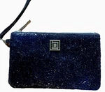 Liz Claiborne Black Sparkly Wristlet Tech Pouch Charger Nwot Cc Slots. Fixed Price $29.99.
