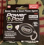 New Power Pod Deluxe Keychain Portable Iphone Charger 3+ Hours Of. Fixed Price $12.75.
