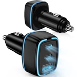 Car Charger, 3 Port Pd Super Mini Cigarette Lighter Adapter, 2PACK Usb-.... Fixed Price $28.90.