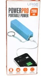 Urge Powerpro Keychain 2000MAH Portable Bank External Battery Black Blue. Fixed Price $6.99.