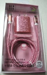 Gen Tek Usb Wall Charger + To Cable, 1 Piece, Pink, Brand New. Fixed Price $9.99.