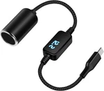 Usb Male To 12V Cigarette Lighter Socket Adapter 18W Power Cable For Dash. Fixed Price $14.12.