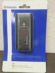 Verbatim 99207 Black 4400MAH Portable Power Bank Lithium-ion (li-ion) Battery. Fixed Price $12.99.