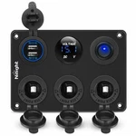 Nilight Cigarette Socket Panel Lighter Adapter W/ Dual Usb Charger Led Voltmeter. Fixed Price $39.99.
