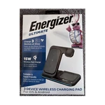 Energizer WCP312 3-IN-1 Qi Wireless Charging Stand 15W Fast Charge Black. Fixed Price $29.99.