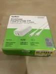 Belkin Boostcharge 42W Dual Wall Charger + Usb-c To Cable New Open Box. Fixed Price $14.50.