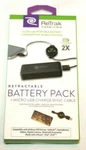 Retrak Black 4,000 Mah Portable Battery Pk Charger Micro Usb Charge/sync Cable. Fixed Price $16.48.