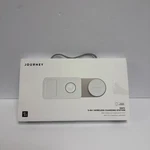 Journey Swiv 3-IN-1 Foldable Wireless Charging Station White. Fixed Price $71.99.