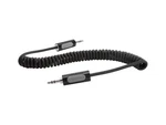 Griffin 6 Ft Coiled Aux Audio Cable, Black - Connect Your Music Player To. Fixed Price $12.00.