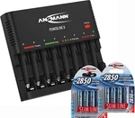Ansmann Powerline Battery Charger With 8X 2850 Slimline Rechargeable Batteries. Fixed Price $124.99.