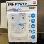 Bell Howell Spin Power Wireless Charger 4 Outlets 6 Usb Ports 1 Pad (c). Fixed Price $19.99.