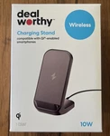 Dealworthy Wireless Charging Stand 10W Qi Compatible Smartphone Charger New Nib. Fixed Price $8.99.