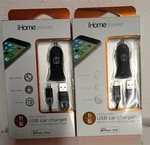 2X Ihome 5W-1 Amp Usb-c Car Charger + 6FT Cable For Iphone Free Shipping!!. Fixed Price $24.95.