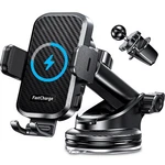 Chgeek Wireless Car Charger With Phone Holder Mount, 15W Fast Charging Auto C.... Fixed Price $38.37.