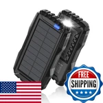 Mregb 42800MAH Solar Power Bank Portable Charger, QC3.0, Waterproof Led Light. Fixed Price $48.26.