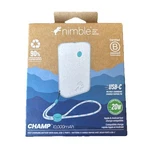 Nimble Champ 10,000MAH 20W Pd Fast Portable Charger Power Bank - White New. Fixed Price $18.99.