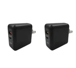 Lot Of 2 - New Itek Power Delivery Turbo 38 Watt Wall Charger Black. Fixed Price $25.00.