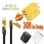 240W Super Fast Charging Usb Type Wall Charger With Cable For Cell Phone. Fixed Price $10.44.