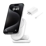 Belkin 2-IN-1 Magnetic Foldable Wireless Charger 15W For Iphone (white). Fixed Price $29.99.