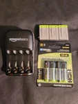 Amazonbasics Ni-mh & Aaa Battery Charger With Usb Port. And Xtra Batteries. Fixed Price $15.00.