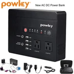 Powkey Portable Power Station 200W Ac Dc 146WH Lithium Battery Solar Generator. Fixed Price $89.99.