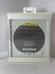 2 Pack - Heyday Qi Enabled 15W Wireless High Speed Charging Pad Dark Oak. Fixed Price $25.00.