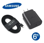 Original Samsung 6FT Fast Charger 25W Usb-c Plug Adapter Type Galaxy S23 S24. Fixed Price $18.75.