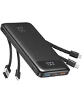 Charmast 20000MAH Portable Charger With Built In Cables, 22.5W Travel Black. Fixed Price $61.55.