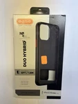 Base Iphone 13 Mini Duo Hybrid Slick Black Clear Case. Fixed Price $6.99.